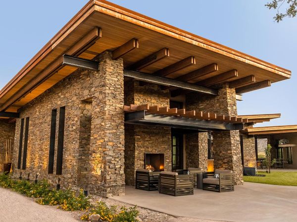 Casa Lucero backyard view